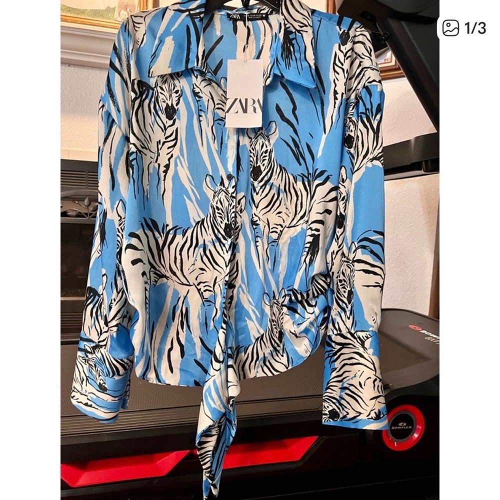 Zebra Printed Top